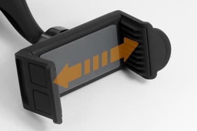 Technaxx bilholder for smarttelefoner + billader med 4x USB-port (TE08)